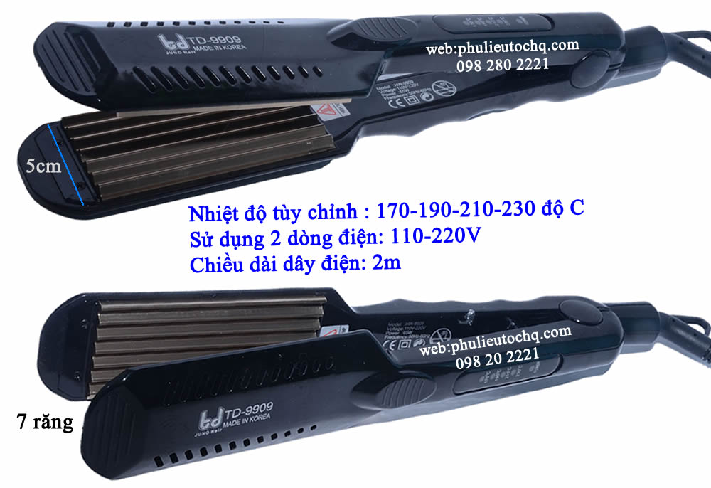Máy bấm tóc 9909 sử dụng 2 dòng điện 
