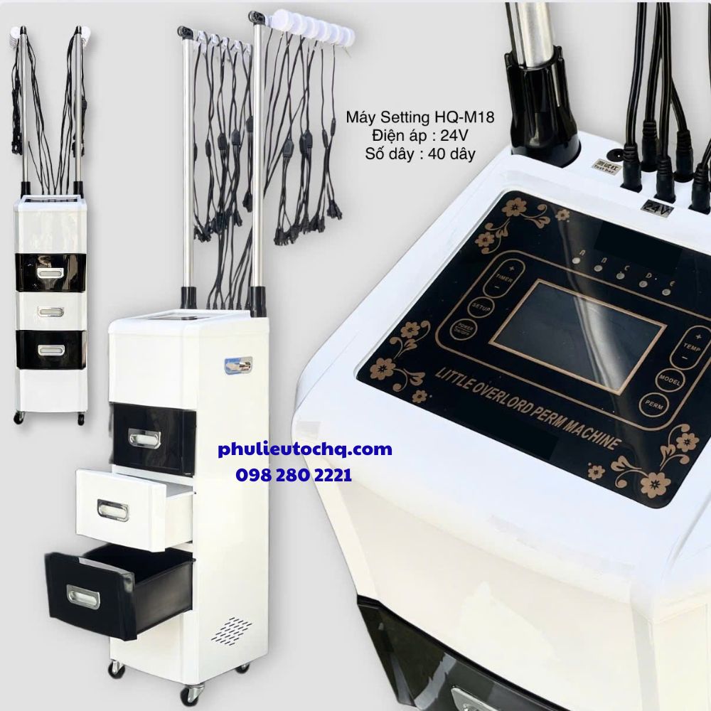 Máy setting 40 dây HQ18 chuyên dùng salon tóc