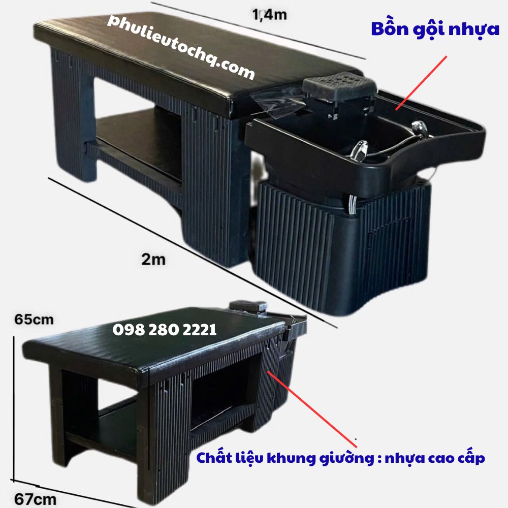 Giường gội đầu dưỡng sinh 