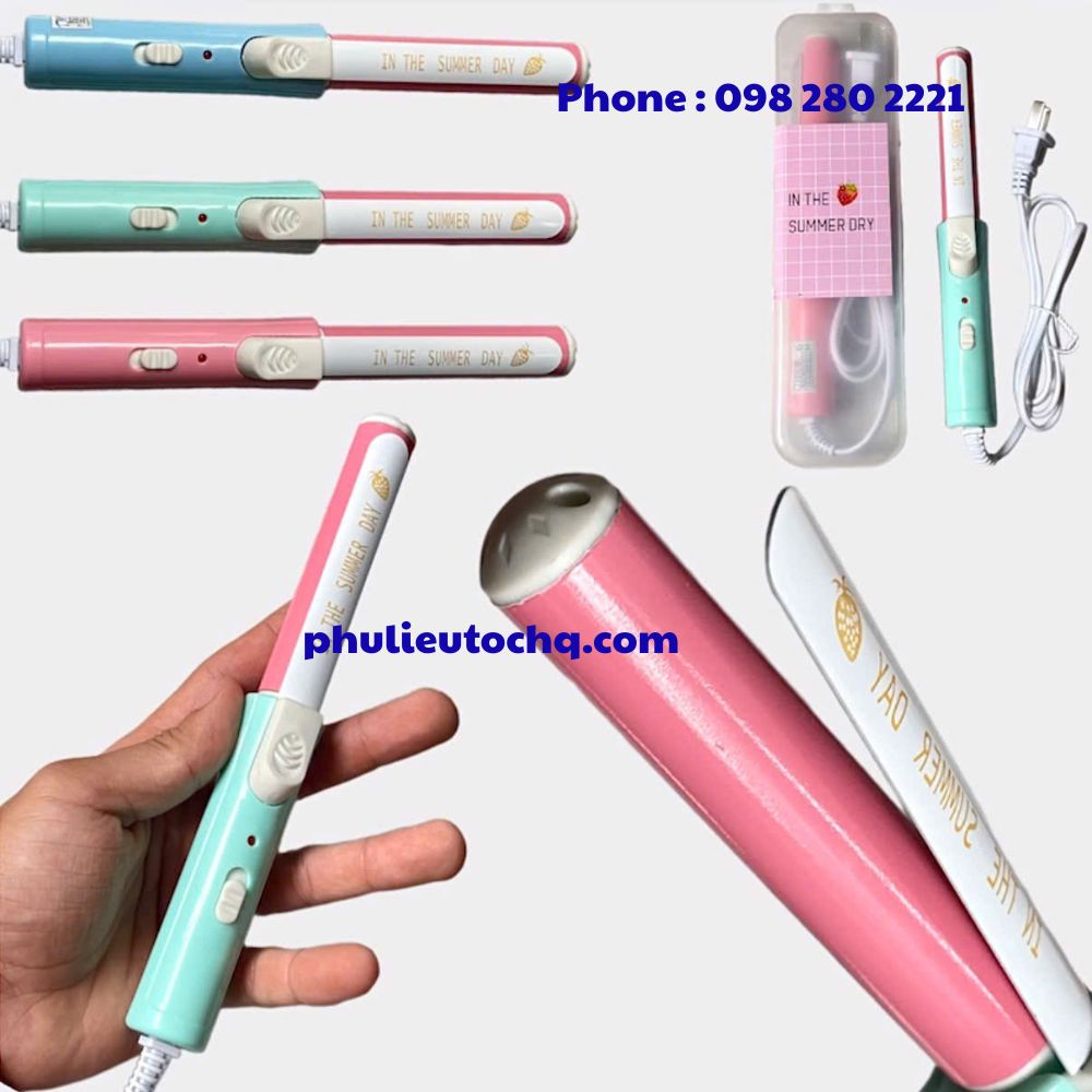 Máy uốn lọn mini đem theo du lịch