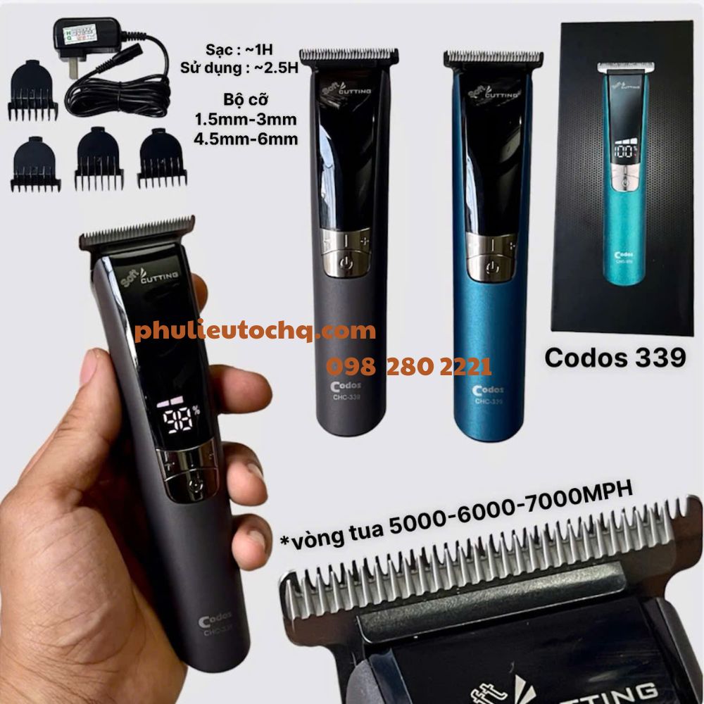 Tông đơ chấn viền tóc codos 339