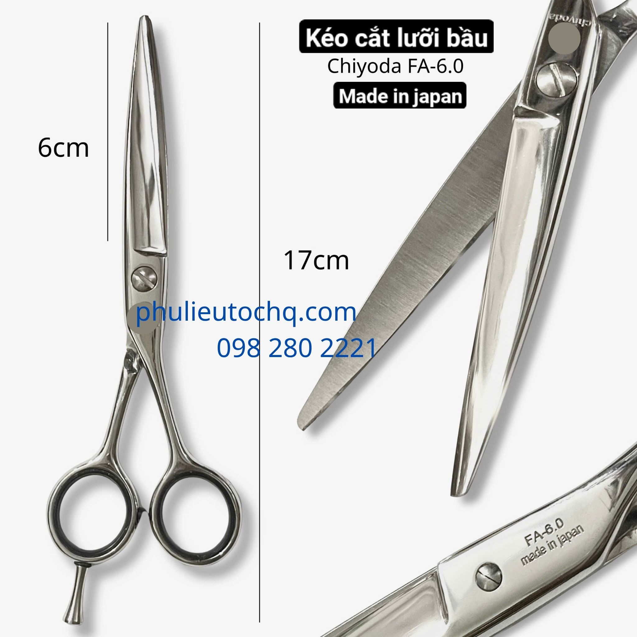 Kéo cắt tóc lưỡi bầu