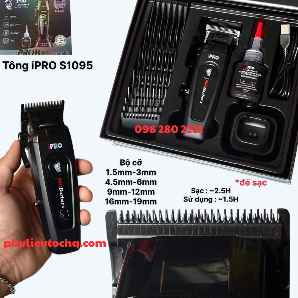 Tông đơ cắt tóc ipro probarber S 1095