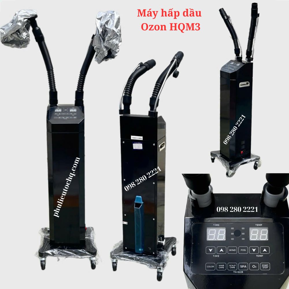 Máy hấp dầu Ozone 2 nón HQM3