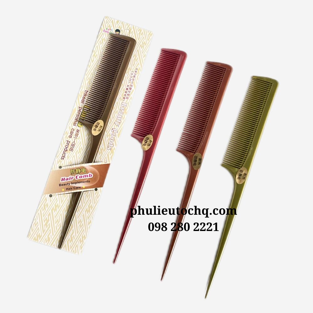 Lược nhọn đuôi mũ chia tóc