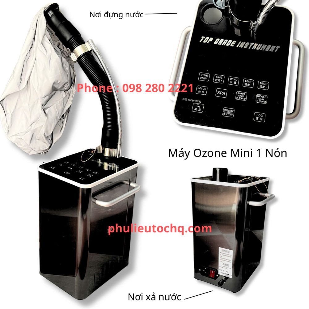 Máy hấp tóc ozon mini 1 nón