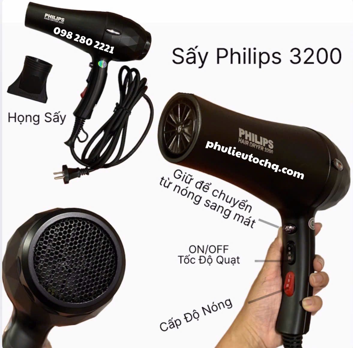Máy sấy tóc Philips 3200