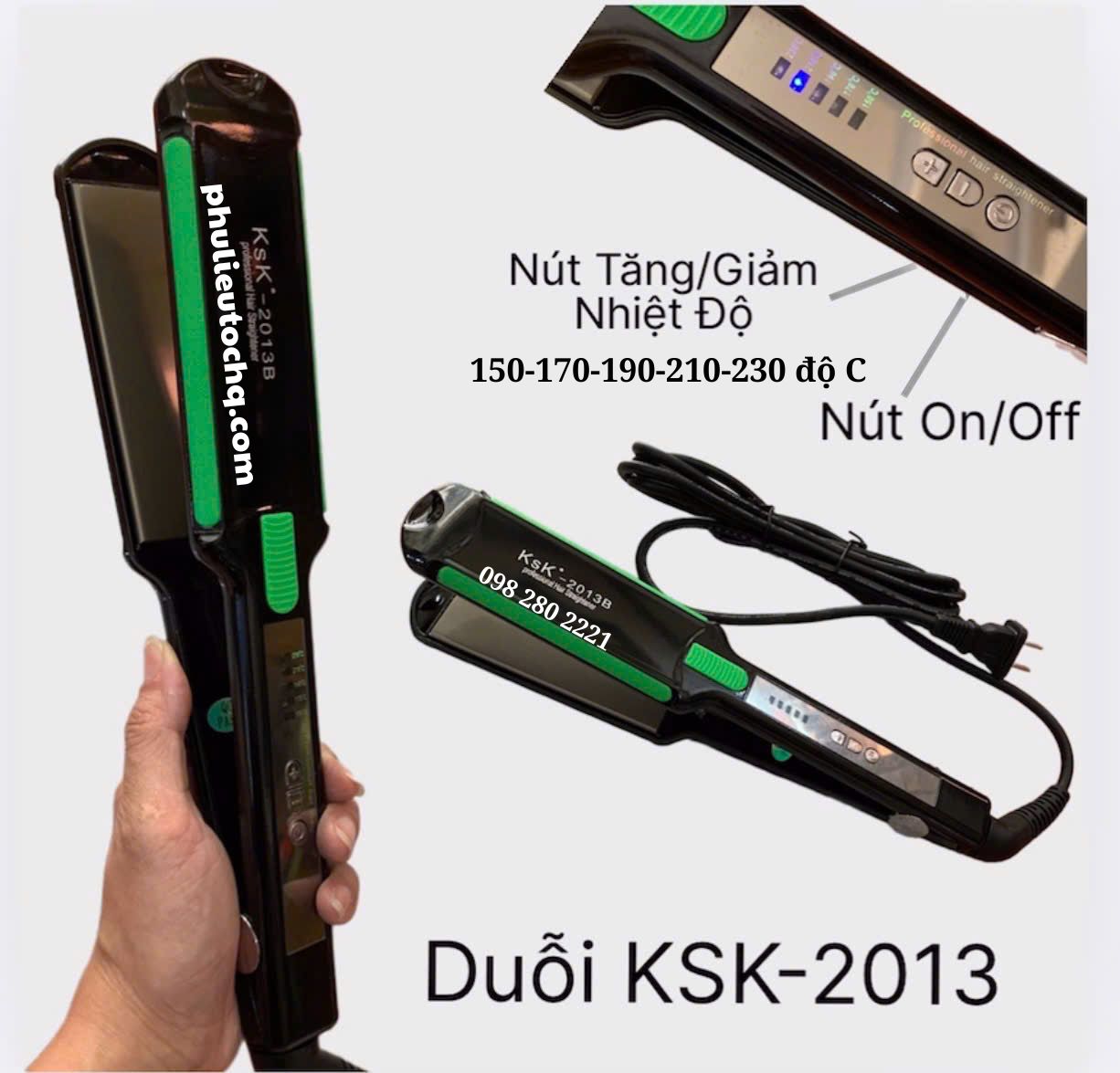 Máy duỗi tóc ksk 2013