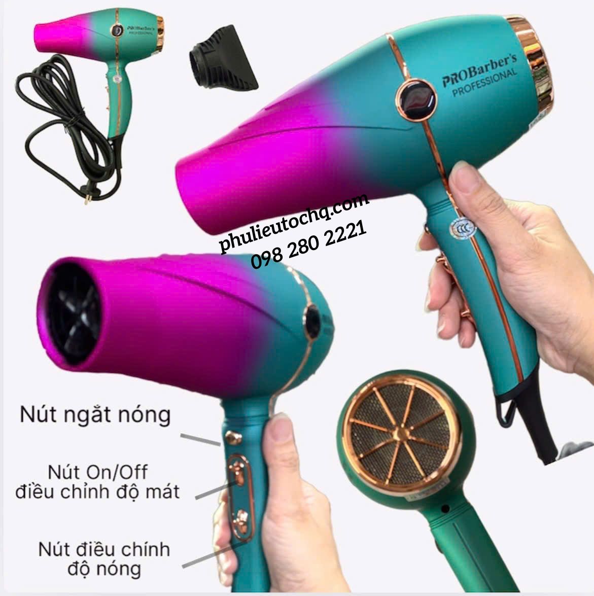 Máy sấy tóc Pro barber V11 , 689