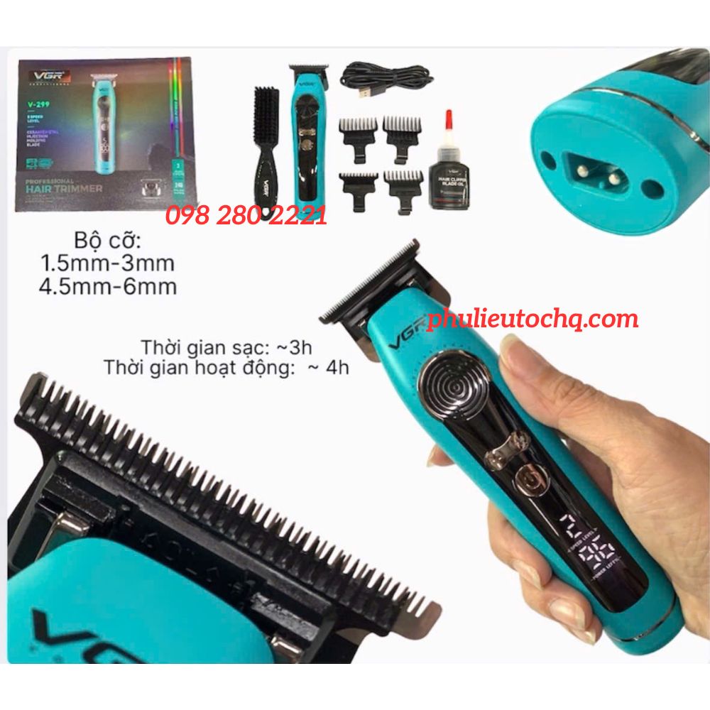 Tông đơ cắt tóc chấn viền vgr 299