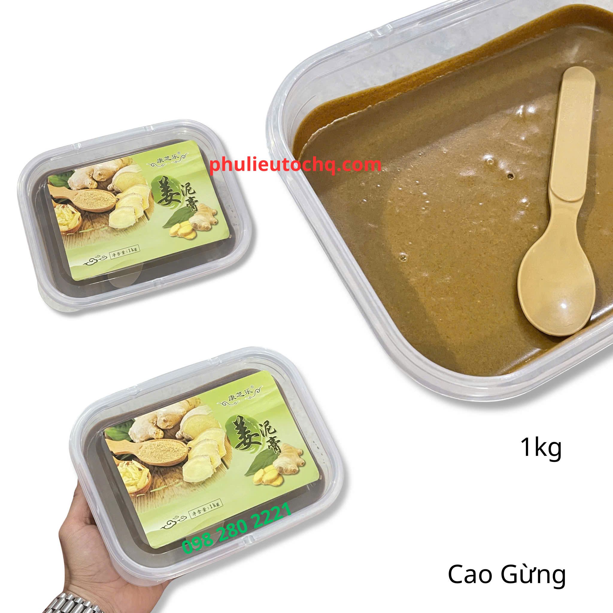 Cao gừng tan mỡ giảm béo