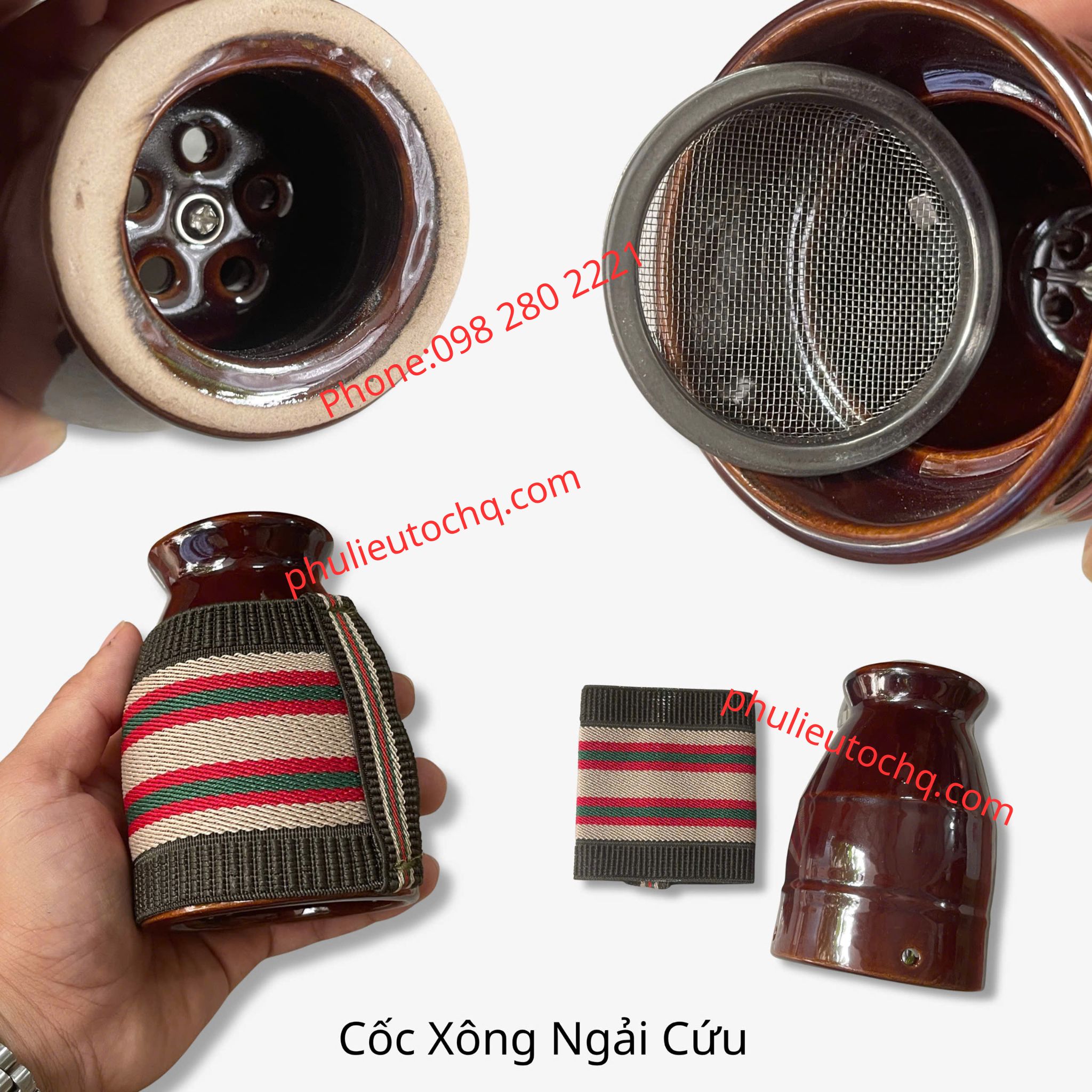 Cốc xông ngải cứu