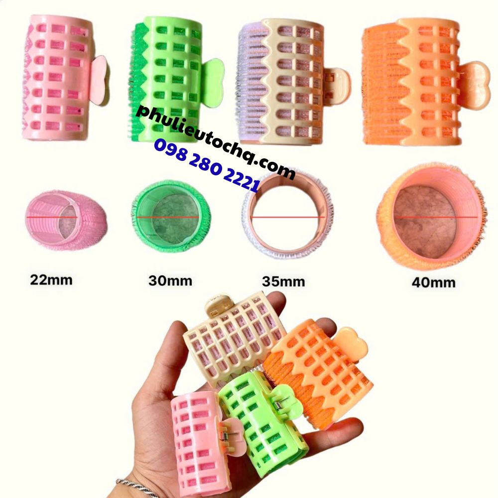 Ống cuốn tóc loại dính có đồ chụp
