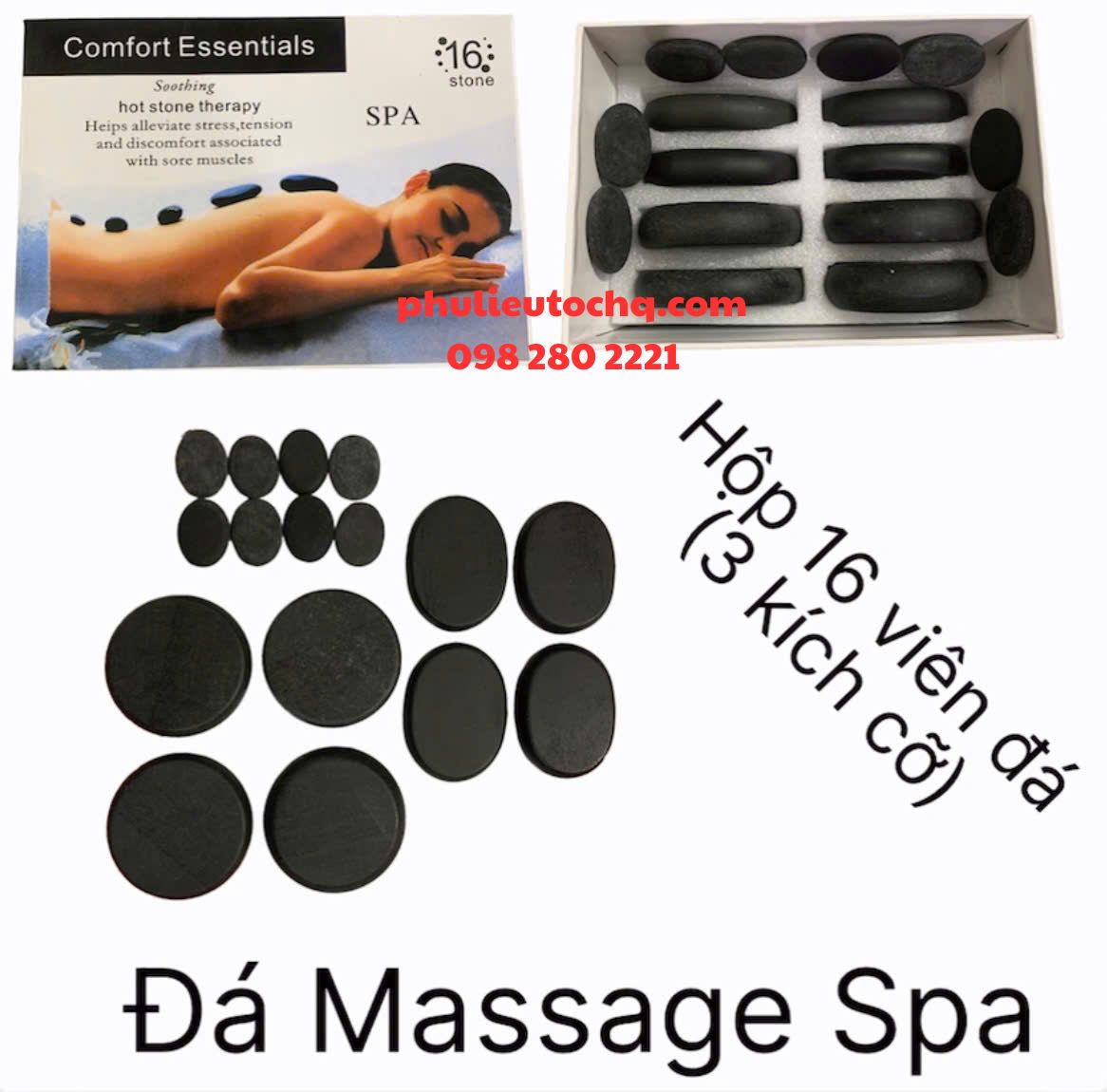 Đá nóng massage