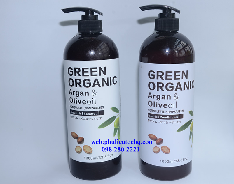 Combo Dầu gội dầu xả Green Organic