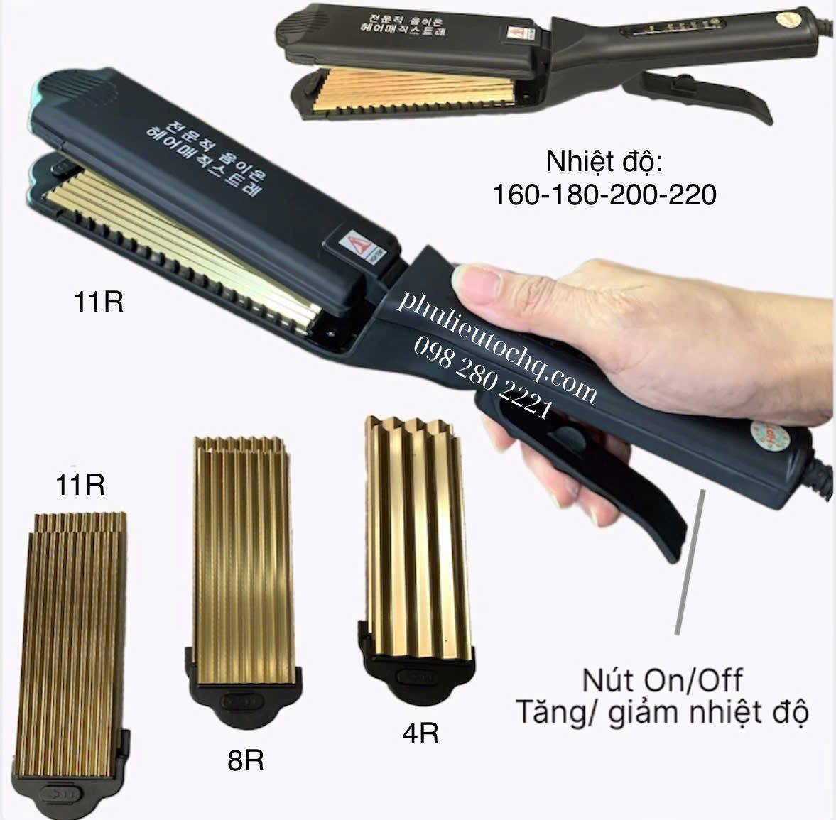 Máy bấm duỗi 4 chức năng kiẻu tay bóp thắng