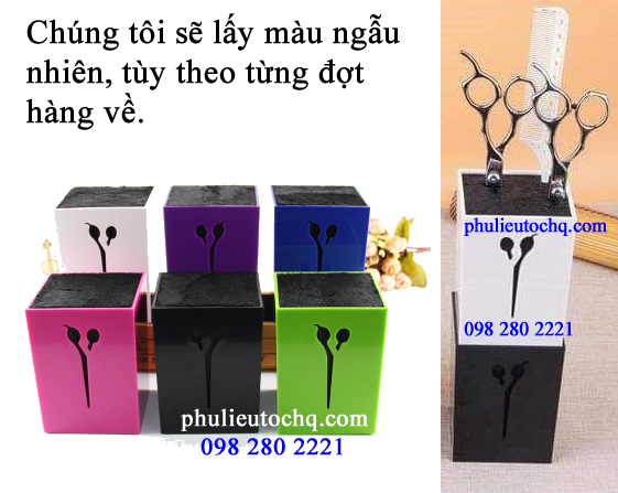 Ly để kéo, hộp để kéo cắt tóc chuyên salon