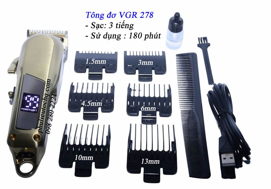 Tông đơ cắt tóc VGR 278