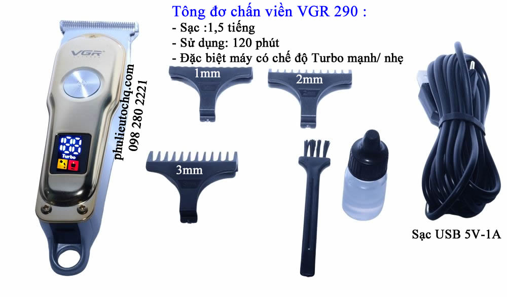 Tông đơ viền cắt tóc VGR 290