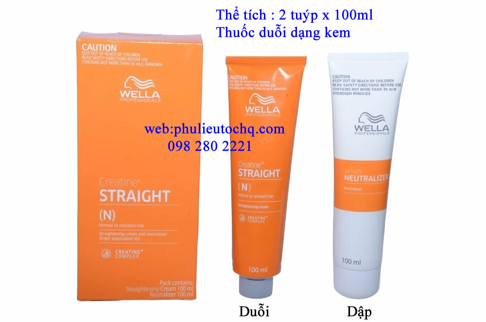 Thuốc duỗi tóc WELLA