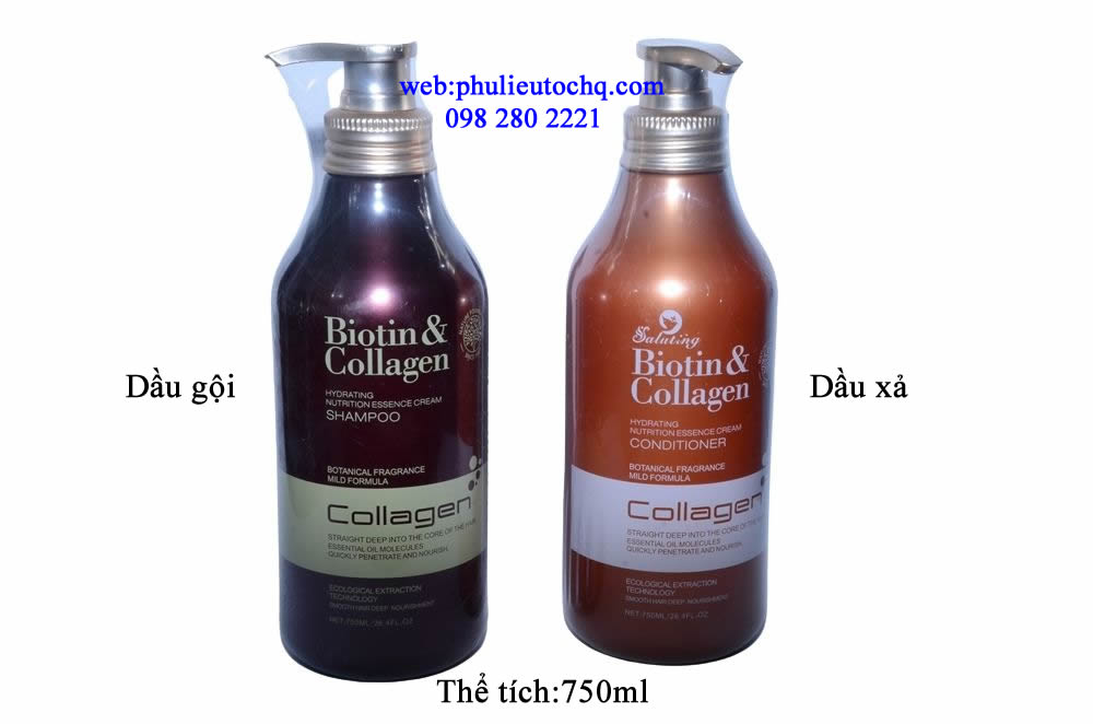 Dầu gội dầu xả tóc Biotin Collagen