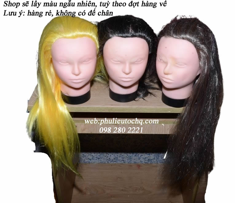 Đầu ken manocanh học cắt tóc loại đàu nhẹ dài đẹp dành cho học viên nữ và  nam giá rẻ  MixASale