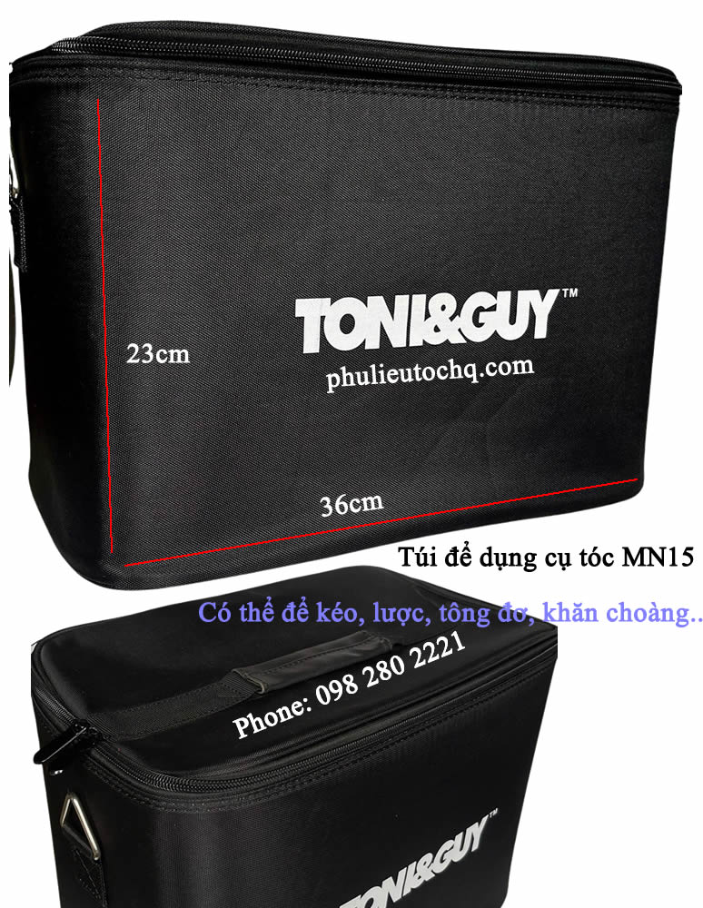 Túi bóp đựng dụng cụ tóc, trang điểm,nail, mỹ phẩm MN15