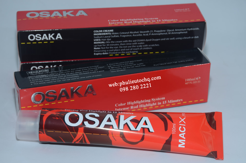 Với thuốc nhuộm tóc OSAKA, bạn sẽ có một màu tóc đẹp và sáng bóng như mong đợi. Không chỉ làm tóc bạn trở nên bắt mắt hơn, sản phẩm này còn được chứng nhận an toàn cho sức khỏe của bạn.